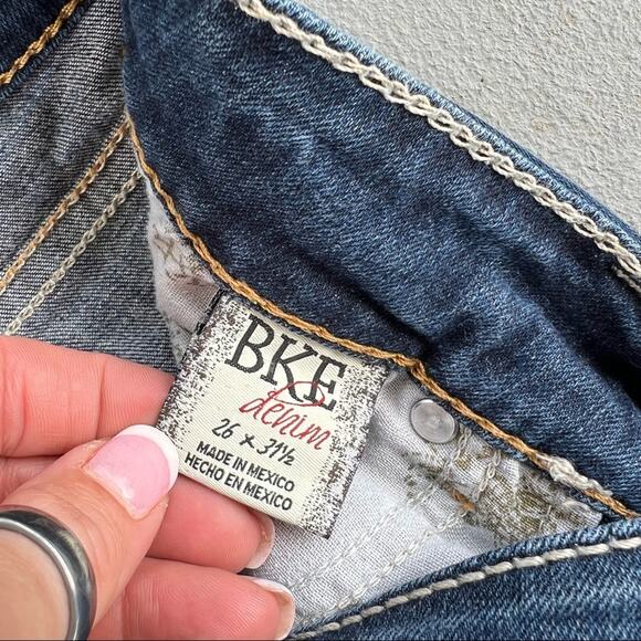 BKE culture low rise boot cut jeans 28R - Picture 6 of 7